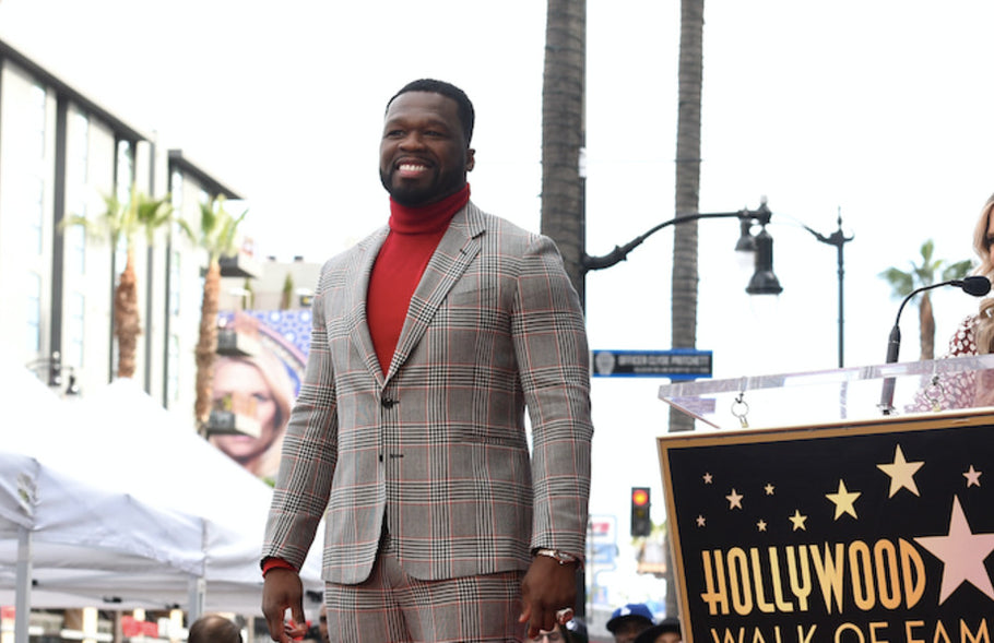 50 Cent received a star on the Hollywood Walk of Fame