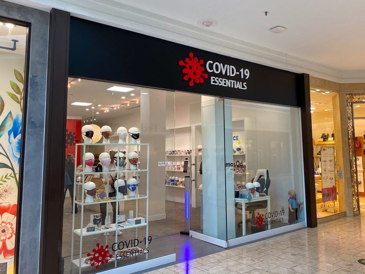 Masked Shop A mask startup is rapidly expanding into empty mall stores – Black ...