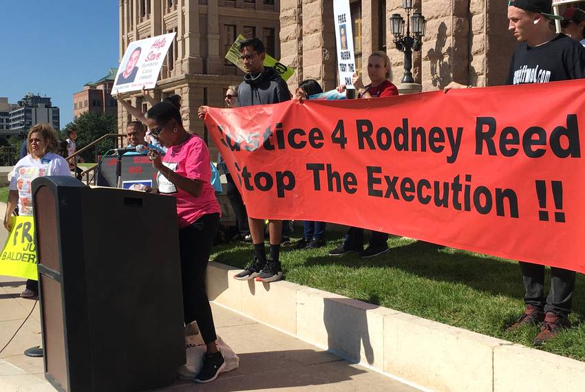 Protesters Take Fight For Rodney Reed’s Life To The Texas Governor’s Mansion
