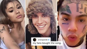 Ariana Grande  and Justin Bieber Shut Down  Accusations that They Bought their Song’s Chart Slot