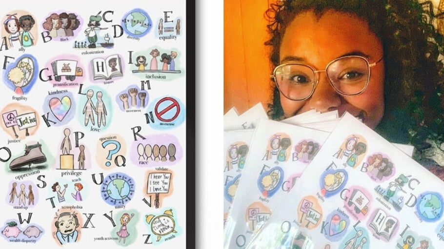 Mom Creates ABC Poster To Teach Kids About Race And Privilege