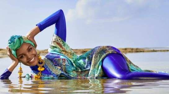 Halima Aden Makes History as the First Model to Wear a Hijab and Burkini in Sports Illustrated Swimsuit