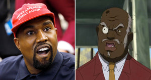Google replaced Uncle Ruckus of 'The Boondocks' with a photo of Kanye West in a MAGA hat