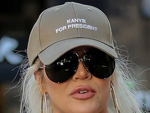 Khloé Kardashian's 'Kanye for president' hat angers the internet: 'No more idiots for president please'