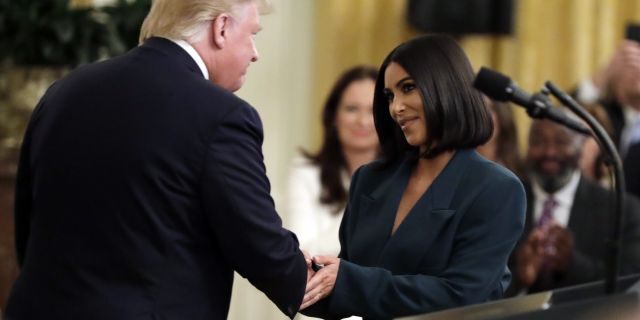 Kim K returns to White House to discuss criminal justice