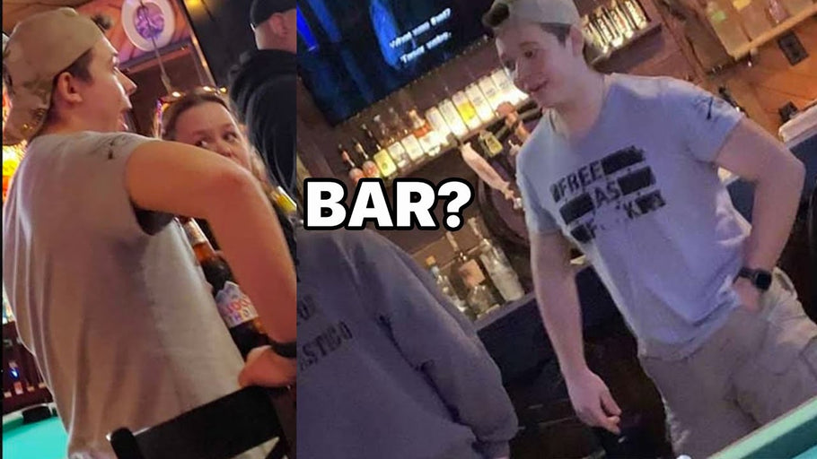 Kyle Rittenhouse spotted at bar in ‘free as f**k’ T-shirt