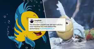 The Little Mermaid Live's Flounder Puppet Was Absurdly Creepy