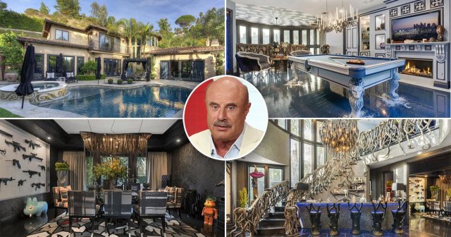 Guns, bears and bizarre designs: Dr. Phil’s strange Beverly Hills home comes to market