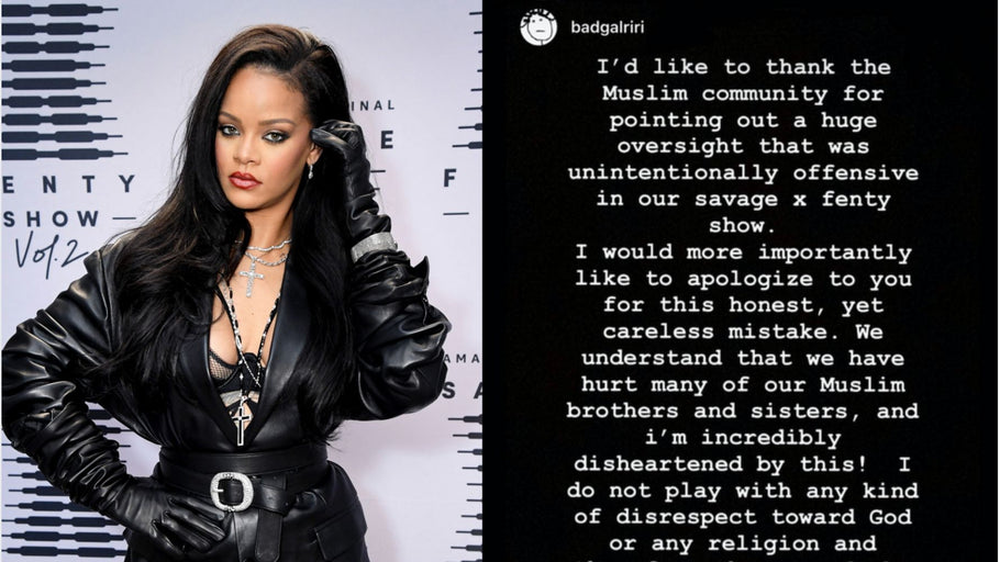 Rihanna Apologizes After Backlash For Using Islamic Texts In Lingerie Show