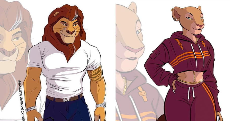 An Artist Gave Lion King Characters a Humanlike Makeover, and Wow