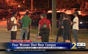 4 students shot at block party near Clark Atlanta University