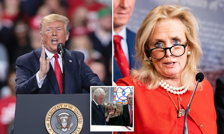 Trump rips Democrat's dead husband at rally after impeachment announcement