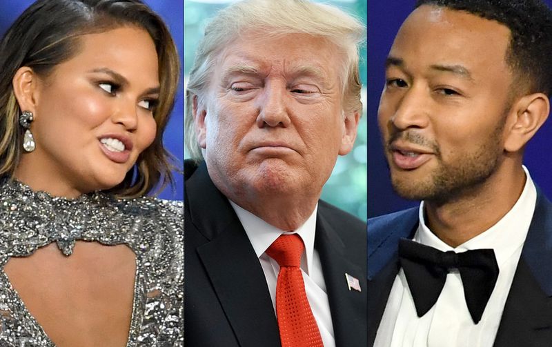 Trump calls out John Legend, Chrissy Teigen on Twitter, and John Legend had the perfect clapback