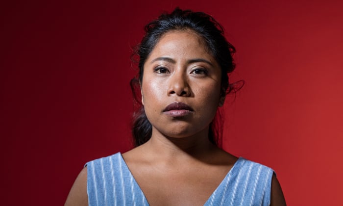 Mexican TV network criticised for brownface parody of Roma star Yalitza Aparicio