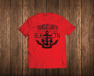 Black Cotton "Transatlantic" Tee