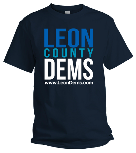 LEON COUNTY DEMS T-SHIRT (Navy)