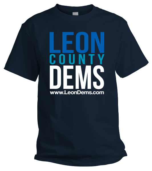 LEON COUNTY DEMS T-SHIRT (Navy)