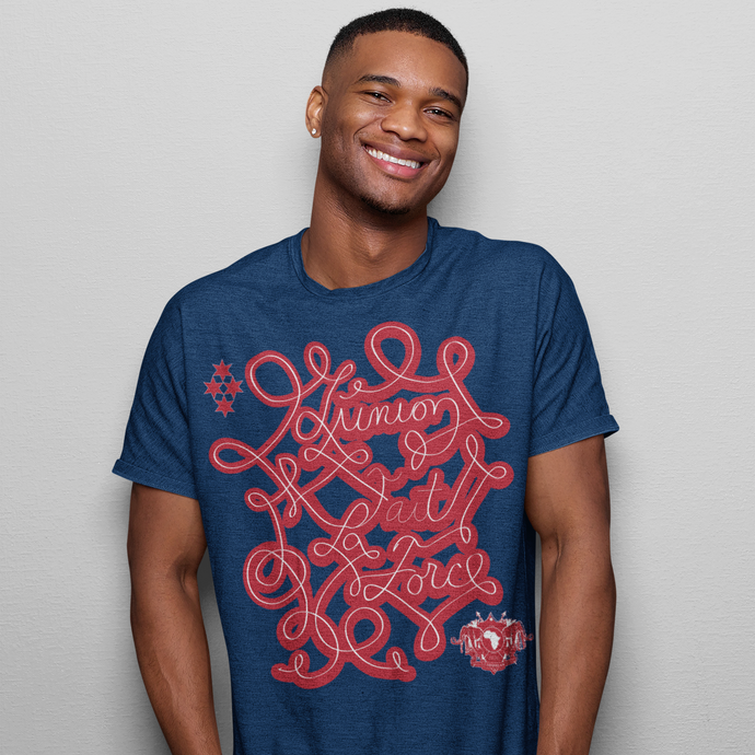 Haiti Motto Version 2 Shirt (BLUE)